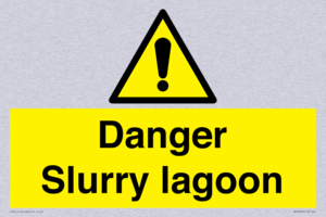Danger Slurry lagoon